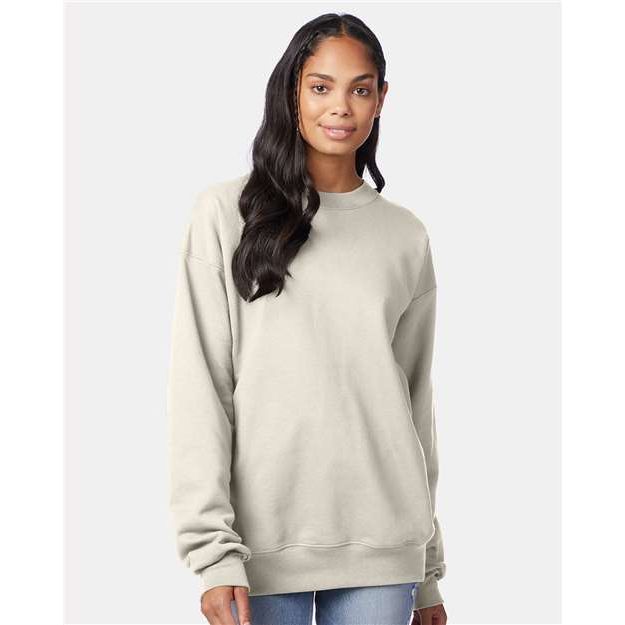 Hanes Ultimate Cotton® Crewneck Sweatshirt - Natural - Hanes F260 Hanes