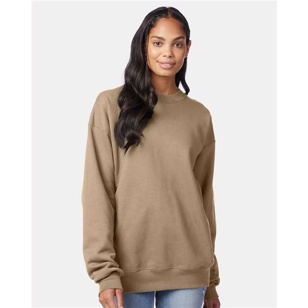 Hanes Ultimate Cotton® Crewneck Sweatshirt - Pebble - Hanes F260 Hanes