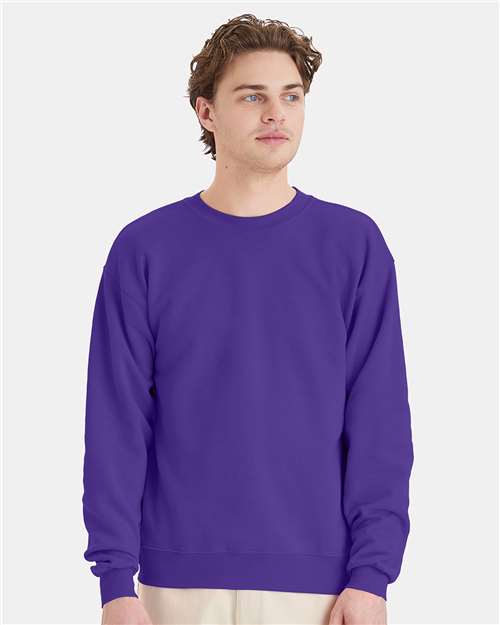 Hanes Ecosmart® Crewneck Sweatshirt - Purple - Hanes P160