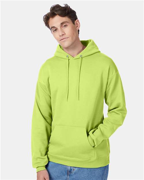 Hanes Ecosmart® Hooded Sweatshirt - Safety Green - Hanes P170 Hanes Safety Green S