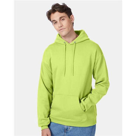 Hanes Ecosmart® Hooded Sweatshirt - Safety Green - Hanes P170 Hanes