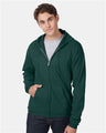 Hanes P180 Unisex EcoSmart Full-Zip Hooded Sweatshirt