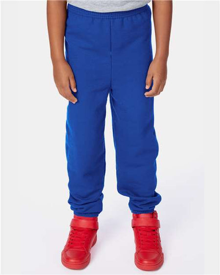 Hanes Ecosmart Youth Sweatpants - Hanes P450 Hanes Deep Royal XS