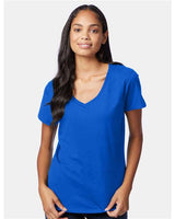 Hanes S04V Women's Perfect-T V-Neck T-Shirt