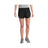 DRIEQUIP Ladies Moisture-Wicking Track & Field Running Shorts in Ladies Sizes: XS-4XL Women's DRI-EQUIP Black/White/Black X-Small