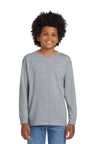 Gildan ®  Youth Heavy Cotton ™  100% Cotton Long Sleeve T-Shirt. 5400B - Gildan 5400B