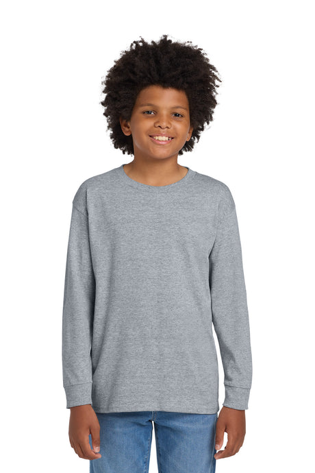 Gildan 5400B Youth Heavy Cotton 100% Cotton Long Sleeve T-Shirt