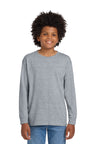Gildan 5400B Youth Heavy Cotton 100% Cotton Long Sleeve T-Shirt