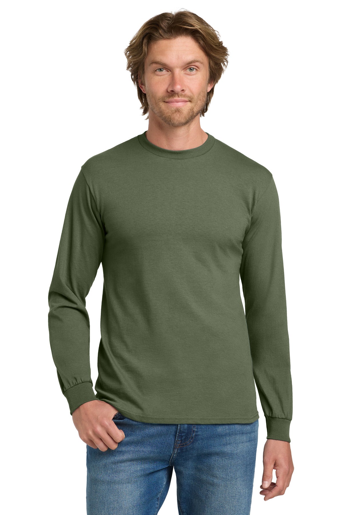 Gildan ®  - Heavy Cotton ™  100% Cotton Long Sleeve T-Shirt.  5400 - Gildan 5400