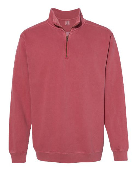 Comfort Colors 1580 Unisex Garment-Dyed Quarter-Zip Sweatshirt