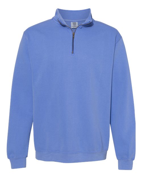 Comfort Colors 1580 Unisex Garment-Dyed Quarter-Zip Sweatshirt