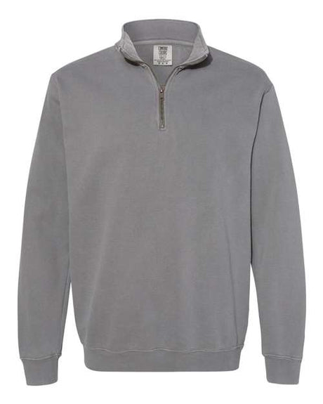 Comfort Colors 1580 Unisex Garment-Dyed Quarter-Zip Sweatshirt