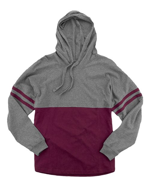 Boxercraft Women's Hooded Pom Pom Jersey T-Shirt - Boxercraft T18