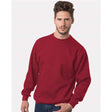 Bayside Unisex USA-Made Crewneck Sweatshirt - Cardinal - Bayside 1102 Bayside Cardinal S