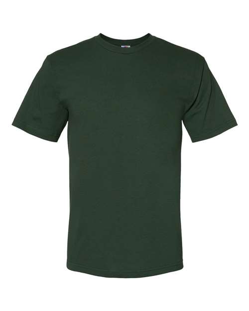 Bayside USA-Made Midweight T-Shirt - Hunter Green - Bayside 5040 Bayside Hunter Green S