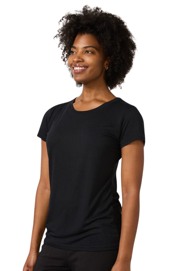 Royal Apparel 55012 Weekend Short Sleeve Tee - Black