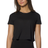 Royal Apparel 55111 Weekend Boxy Crop - Black