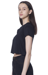 Royal Apparel 55111 Weekend Boxy Crop - Black