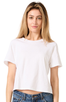 Royal Apparel 55111 Weekend Boxy Crop - White