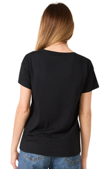 Royal Apparel 55117 Weekend Boxy V-Neck - Black