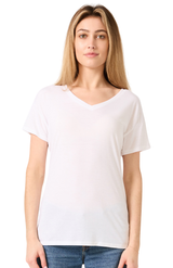 Royal Apparel 55117 Weekend Boxy V-Neck - White