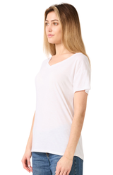 Royal Apparel 55117 Weekend Boxy V-Neck - White