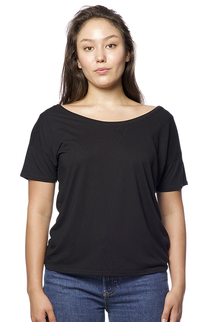 Royal Apparel 55119 Weekend Boxy Tee - Black