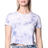 Royal Apparel 55155CTD Weekend Cloud Tie Dye Boxy Crop - Infinity
