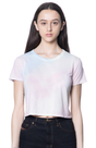 Royal Apparel 55155WTD Weekend Watercolor Tie Dye Boxy Crop - Pastel