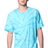 Royal Apparel 5551OSP Unisex Organic Spiral Tie Dye Tee - Aquamarine