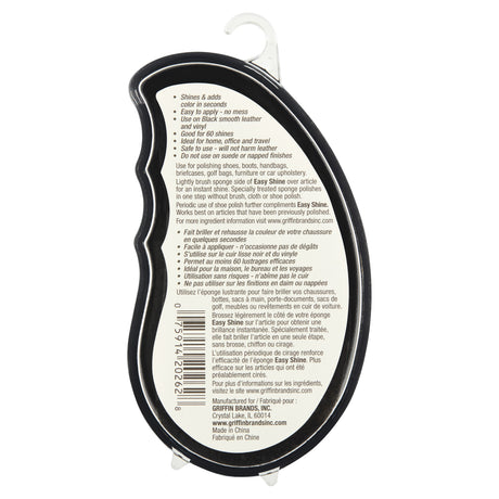 Griffin Easy Shine Sponge Black