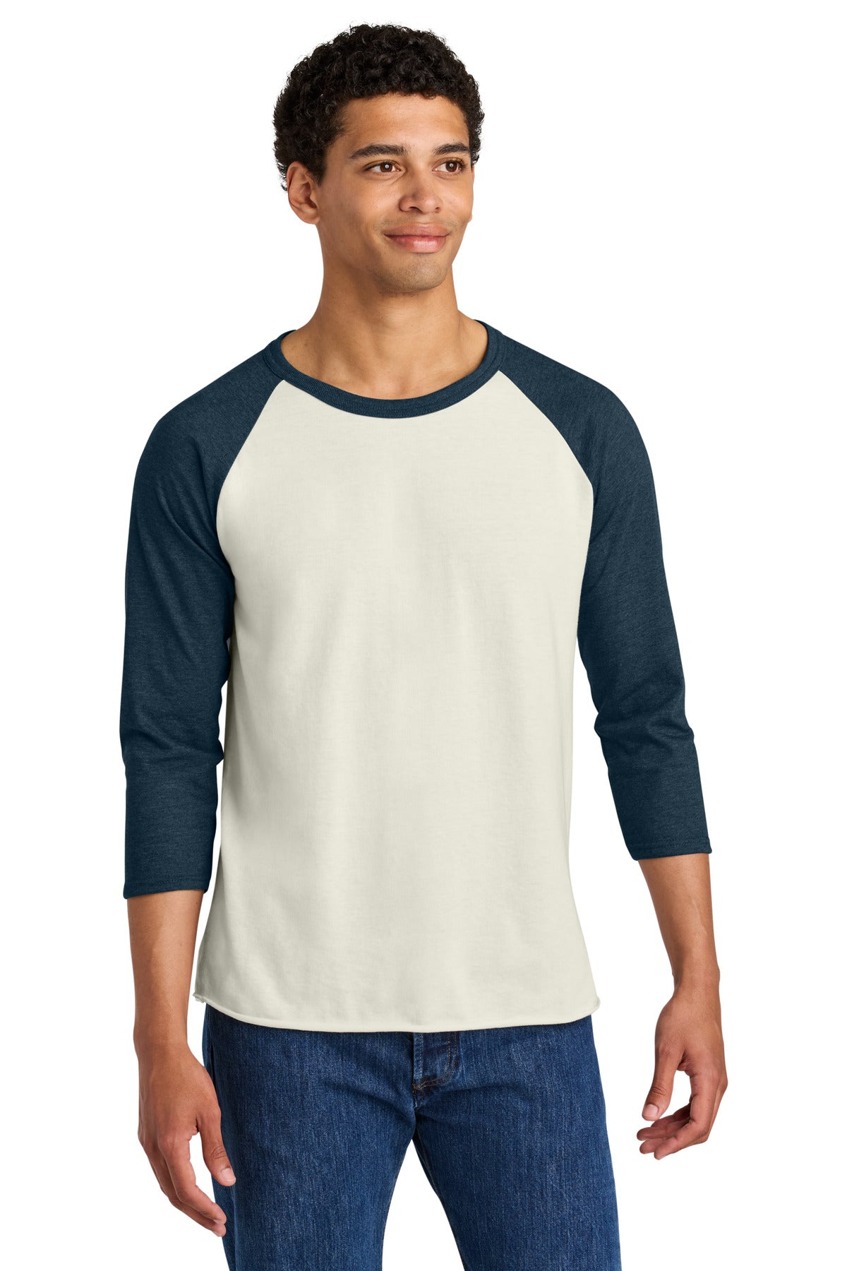 Jerzees ®  Unisex Premium Blend Combed Ring Spun 3/4-Sleeve Raglan 560R - Jerzees 560R