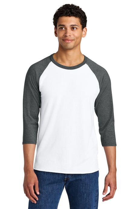 Jerzees ®  Unisex Premium Blend Combed Ring Spun 3/4-Sleeve Raglan 560R - Jerzees 560R