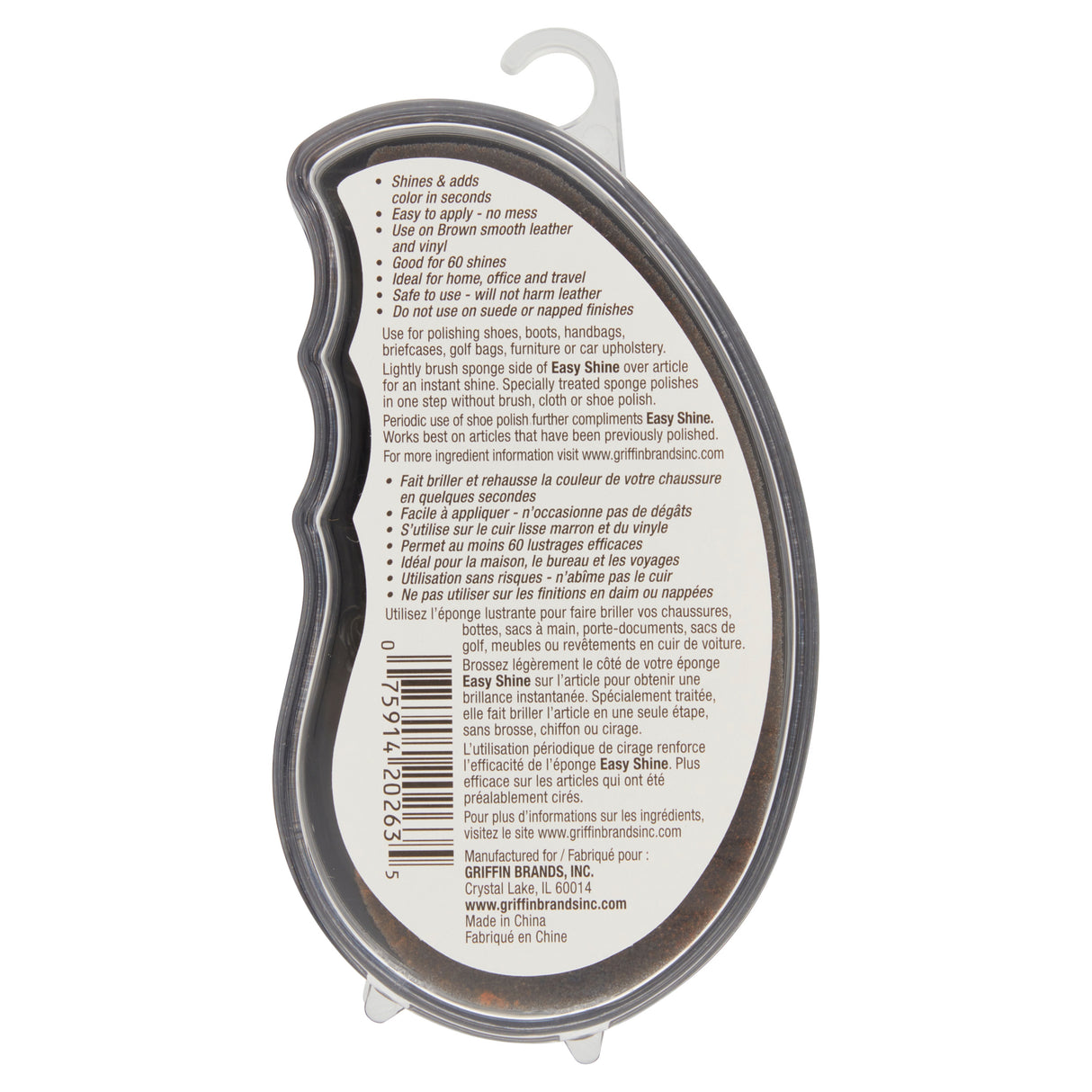 Griffin Easy Shine Sponge Brown