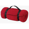 Value Fleece Blanket with Strap Joe's USA Red