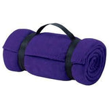 Value Fleece Blanket with Strap Joe's USA Purple
