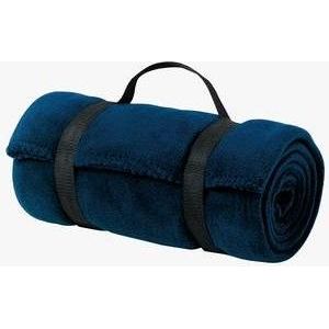 Value Fleece Blanket with Strap Joe's USA Navy