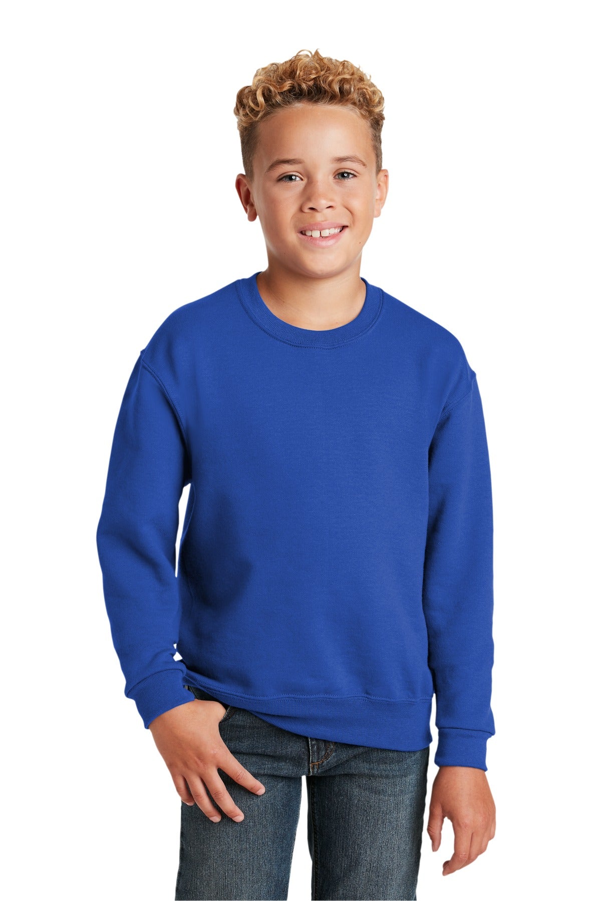 Jerzees ®  - Youth NuBlend ®  Crewneck Sweatshirt.  562B - Jerzees 562B