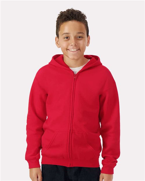 Gildan Heavy Blend™ Youth Full-Zip Hooded Sweatshirt - Gildan 18600B Gildan