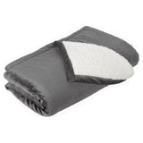 Mountain Lodge Sherpa Blanket Joe's USA Hearth Grey