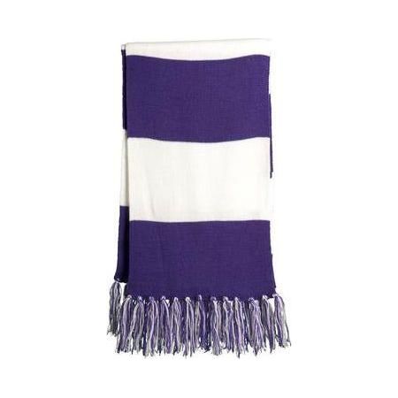 Spectator Scarf Accessories DRI-EQUIP Purple/ White