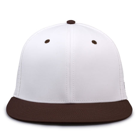 The Game GB998 Perforated GameChanger Baseball Hat | Wholesale Pro Shape Flat Bill Caps