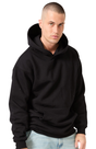 Royal Apparel 57055 Unisex Deluxe Fleece Hooded Sweatshirt - Black