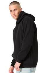 Royal Apparel 57055 Unisex Deluxe Fleece Hooded Sweatshirt - Black