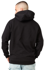 Royal Apparel 57055 Unisex Deluxe Fleece Hooded Sweatshirt - Black