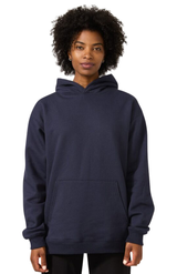 Royal Apparel 57055 Unisex Deluxe Fleece Hooded Sweatshirt - Navy
