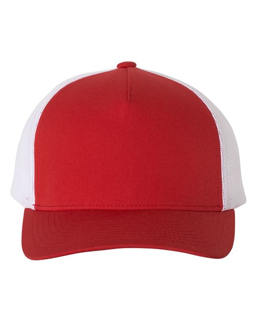 YP Classics Five-Panel Retro Trucker Cap - YP Classics 6506