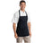 Medium Length Apron with Pouch Pockets Joe's USA Classic Navy