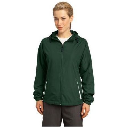 Ladies Colorblock Hooded Jacket