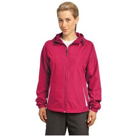 Ladies Colorblock Hooded Jacket